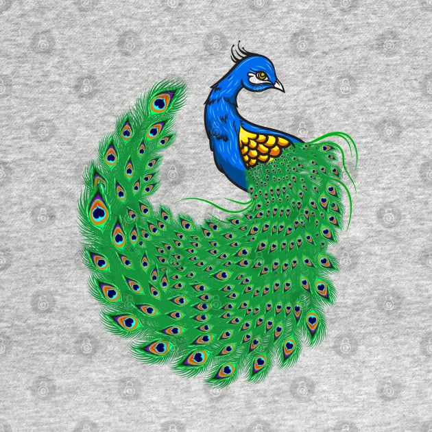 Peacock by Sticker Steve